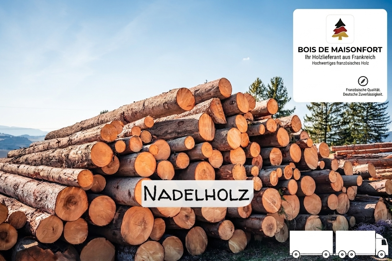 Stammholz Nadelholz